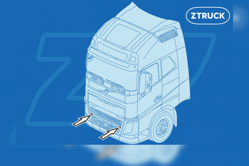 🚛 راهنمای کامل یدک‌کشی و حمل ایمن کامیون‌های ولوو FH و FM (روش صحیح و نکات ایمنی)